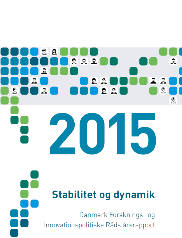 Danmarks Forsknings- og Innovationspolitiske Råd (DFiR) præsenterer her sin anden årsrapport.
DFiR’s årsrapport for 2015 giver et overblik over afsluttede og igangværende projekter og rådets anbefalinger i forlængelse af dem. Årsrapporten giver således et samlet billede af DFiR´s arbejde.