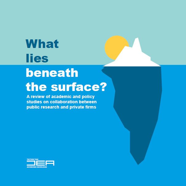 A full review of academic and policy oriented literature on collaboration between public research institutions and private firms. The study was commissioned by DFiR and undertaken by the Thinktank DEA.