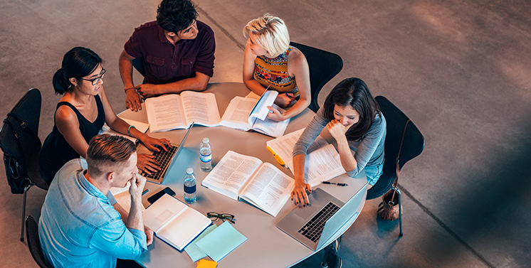 Gruppe af studerende 